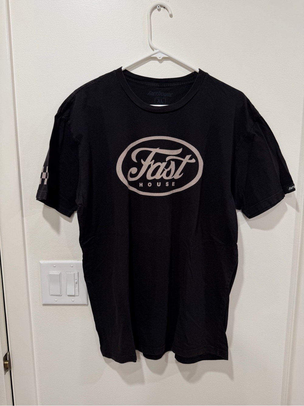 Fasthouse Men's Black Short Sleeve Logo Tee
